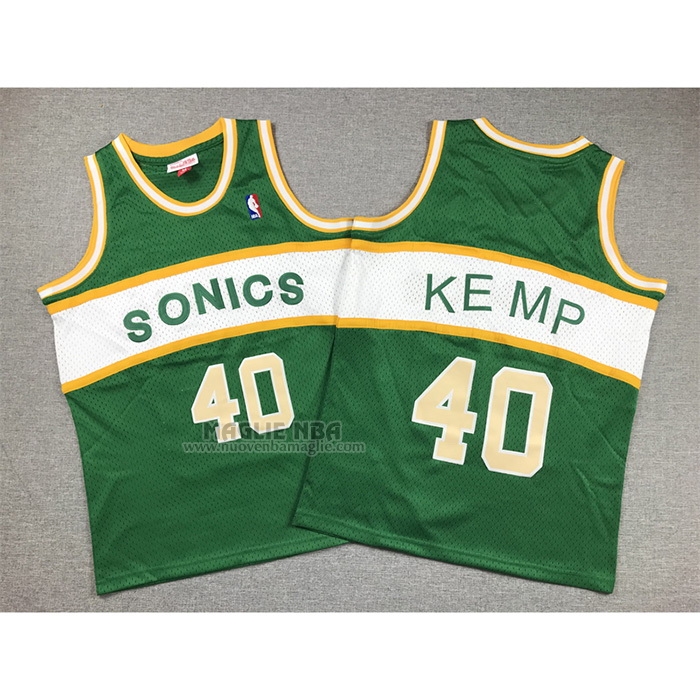 Maglia
 Shawn Kemp NO 40 Bambino
 Seattle SuperSonics Throwback
 Historic Verde
